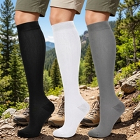 Chaussettes de compression pour femmes enceintes - Saison printemps, respirantes, durables, séchage rapide, logo sous le pied