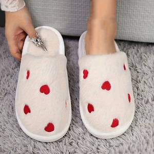 Women's Canvas Cotton Fluffy Cute Puppy-pattern Winter Spring Warm Eco-friendly Slip-resistant Plastic-soled Plush Evergreen All - Product Image 3