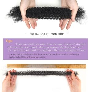 Vente en gros de cheveux humains <span class=keywords><strong>afro</strong></span> crépus en vrac extension d'épaisseur de cheveux humains au crochet pour femmes noires couleur naturelle noir <span class=keywords><strong>afro</strong></span> en vrac - Product Image 4