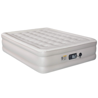 Lit d'air moderne de haute qualité, double gonflage, en PVC floqué, pliable, réversible, hypoallergénique, pour le camping en plein air, la maison et les voyages