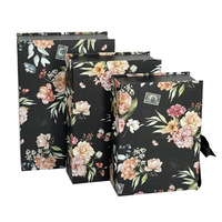 Boîte cadeau magnétique en carton rigide pliable, personnalisée, de luxe, recyclable, pour la Saint-Valentin, mariage, avec ruban