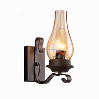 Lampes murales modernes de style rétro, luminaires de bar nostalgiques, lampes murales LED en fer E26, lampes de chevet pour couloir