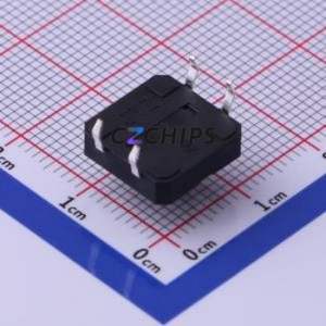 UK-B0262-FT-CJ-G73-DP25Y Tactile Switch Through hole,12x12mm Switch Single Pole Single Throw Rectangle Button 2.5N Through Hole - Product Image 2