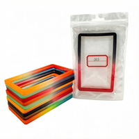 Étuis pour cartes de visite en TPU à paillettes multicolores, légers, anti-RFID, antichoc, multifonctions, à ouverture supérieure