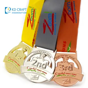 Medal Maker Custom Logo Engraved Metal Competition Game Medals Gold Silver Copper Award Sports Basketball Medal