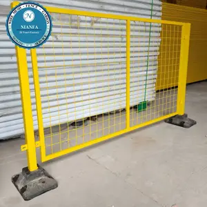 Low Carbon Steel Welded Mesh Fence Isolation Safety Fence Warehouse Isolation Area Fence