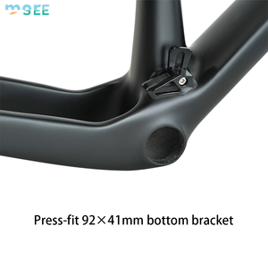 Cuadro de Bicicleta MTB SeeMore de 29 Pulgadas, Fibra de Carbono, Hardtail, Altura Ajustable 150-185cm, Eje Pasante, Soporte Inferior <span class=keywords><strong>Press</strong></span> <span class=keywords><strong>Fit</strong></span> 92*41 - Product Image 2