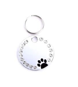 Personal isierte Hund/Katze <span class=keywords><strong>Cute</strong></span> Paw <span class=keywords><strong>Pet</strong></span> ID Tag mit einzigartigem Lasergravur-Namen und Telefon nummer für Haustier halsband oder Schlüssel anhänger - Product Image 6