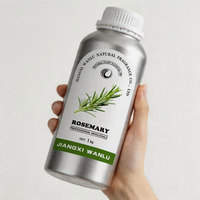 Huile Essentielle de Romarin Biologique Certifiée, Parfum Frais et Doux, Favorise la Croissance Capillaire, Anti-Chute, Soin du Cuir Chevelu, Épaississement des Cheveux, 100% Pure, Pressée à Froid