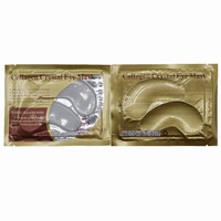 Patchs de masque pour les yeux en feuille d'herbes biologiques JR avec vitamine C pour la réduction des rides et des cernes, tous types de peaux, en boîte
