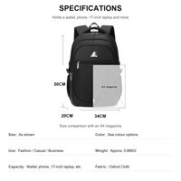 Nouveau Sac à Dos Respirant Grande Capacité Décontracté pour Collégien, Cartable Simple Couleur Unie