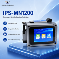 Machine de codage portable IPS-MN1200 HP TIJ 2.5 pour l'impression de texte, de date, de code-barres et de code QR
