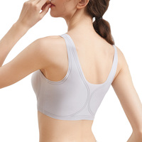 Sujetador sin aros sin costuras de alta calidad, cobertura completa personalizada para mujer, Push up, sin correas ajustables, cómodo Sujetador deportivo acolchado