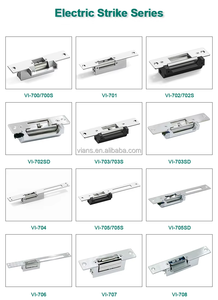Vians 500kg giữ lực lượng hẹp loại tấn công điện khóa không an toàn tấm ngắn đảo ngược ANSI 12V DC điện tấn công - Product Image 2