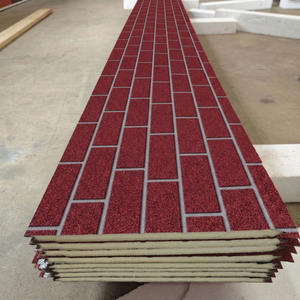 Panneaux de bardage métallique décoratifs de haute qualité pour l'extérieur, imperméables, insonorisés, avec âme en polyuréthane, panneaux sandwich pour murs extérieurs - Product Image 1