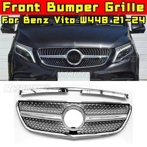 Tiras Decorativas para Parrilla Delantera de Coche, Kit de Carrocería para Parrilla de Carreras, Parrilla Delantera para Mercedes Benz Vito W448 2021-2024, Pieza Exterior - Product Image 2