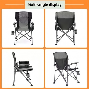 Silla de Camping Plegable Tipo Herradura, Cómoda, Ligera, Portátil, Sin Instalación, de Tela Oxford 600D, con Portavasos, Venta al Por Mayor - Product Image 3