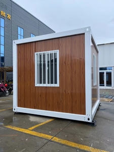 Maison conteneur en acier <span class=keywords><strong>l</strong></span>éger BWHC DDP 20 pieds, préfabriquée, design démontable, mobilité facile, hôtel moderne, cuisine, salle de bain - Product Image 2