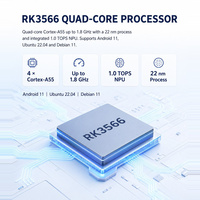 Maßgefertigtes POS-Mainboard RK3566 Android 11 WiFi6 BT54 1T NPU AI Eingebettetes Systemboard Hersteller OEM ODM