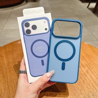 Coque de téléphone magnétique tendance pour iPhone 17 18 Pro, compatible avec la charge sans fil, à prix réduit, pour iPhone 13 14 15 16 17 Pro Max