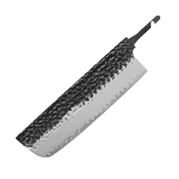 Lame de couteau vierge forgée martelée en acier 9cr18MOV pour couteaux de cuisine Santoku, Chef, Nakiri, Cleaver, Bunka pour la fabrication de couteaux DIY