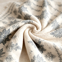 Couverture Jacquard 90% Polyester 10% Laine, Tissée, Lourde et Confortable, Jeté de Lit Personnalisable
