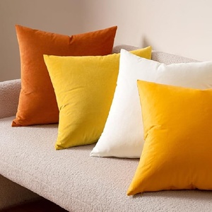 Housse de <span class=keywords><strong>coussin</strong></span> décorative en velours 50x50cm <span class=keywords><strong>coussin</strong></span> doux pour canapé-<span class=keywords><strong>lit</strong></span> chaise noël Halloween décor - Product Image 4