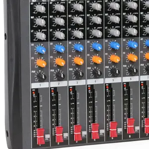 新しいデザインの音楽機器スタジオプロフェッショナルオーディオミキサー16チャンネルdjミキサーコンソールマイクエキスパンダーリバーブエフェクター