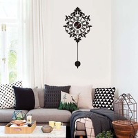 Stiker Jam Dinding Kartun 3D Hitam Custom DIY Silent Sweep, Perekat Sendiri, Ramah Lingkungan, Tahan Air, PVC, Seni Modern Tanpa Bingkai, Dekorasi