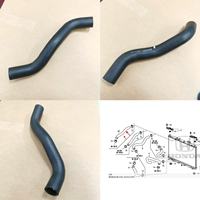 Manguera Superior de Goma para Radiador de Coche para Honda CR-V 2015 2016 RM3 RM4 OEM 19501-5LA-A00, Manguera de Agua para Sistema de Refrigeración del Motor