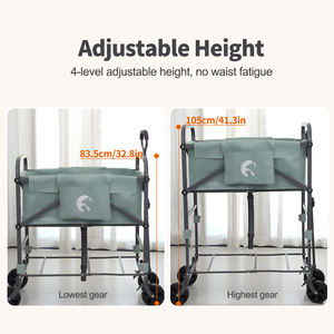 बहु-कार्यात्मक पालतू पालतू जानवर कार्ट लिफ्ट-सक्षम और टिकाऊ उपयोग, गो कार्ट पर ले जाने में आसान - Product Image 6