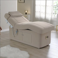 Table de massage électrique pliable ShiLu traditionnelle, portable, pour salon de beauté, spa, soins du visage, 2 moteurs, cuir PU, utilisation hôtelière et pour tatouage