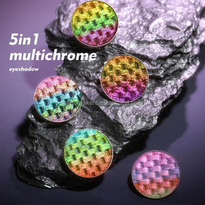 Chất lượng cao multichrome Ép Bóng mắt 5 trong 1 màu sắc chuyển dịch kim loại sang trọng tùy chỉnh cá nhân cầu vồng Eyeshadow - Product Image 4