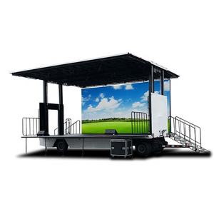 Servizi per Strutture per Eventi all'Aperto, Palco Mobile su Rimorchio con Traliccio per Concerti - Product Image 1