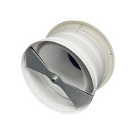 Grille de climatisation centrale en alliage d'aluminium Diffuseur de plafond réglable Hvac Round Vent Jet Diffuser