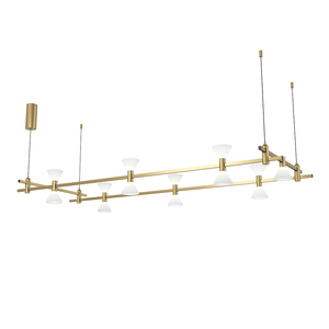 Modern Supermarket Hotel Copper Spotlight Hanging Rail LED Spot <b>Light</b> Tracklight Commercial Magnetic LED Track <b>Light</b> - Product Image 4