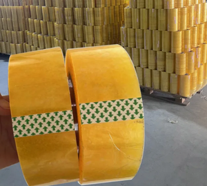 Vàng Bopp nước kích hoạt băng dính Acrylic Sticker fita adesiva cinta de embalaje cho carton niêm phong bao bì - Product Image 2