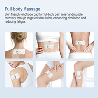 Appareil de physiothérapie électrique portable, appareil de massage corporel complet, unité TENS sans fil