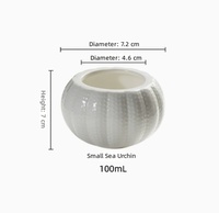 Bol en céramique pour gastronomie moléculaire, plat de présentation pour huîtres, petit bol à sashimi, assiette champignon, vaisselle de restaurant