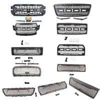 Accesorios de Tuning para Ford F150 1999 2000 2001 2002 2003, Parrilla Delantera ABS con Luz LED de Giro
