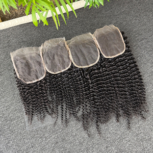 Envío Rápido Cabello Humano Virgen 100% de 14-20 Pulgadas, Cerraciones de Encaje HD Rizadas y Onduladas, Color Natural, Suave y Sedoso - Product Image 4