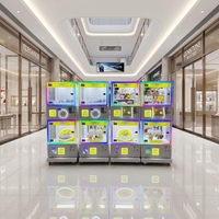 Machine à griffes commerciale grande capacité avec armoire métallique, alimentation directe usine, espagnol/anglais, 110/220V, pour jeu de distribution de peluches et poupées
