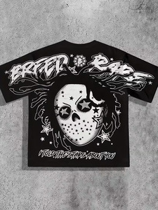 Camiseta de Manga Larga con Estampado 3D de Alas Religiosas para Hombre, Estilo Gótico Oscuro <span class=keywords><strong>Xtreme</strong></span> Cross, Cuello Redondo, Transpirable, Informal, Estilo Urbano - Product Image 6
