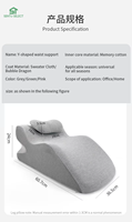 Oreiller de soins sexuels pour couples en mousse à mémoire de forme, design ergonomique de soutien premium, pour la lecture, le jeu et la position couchée