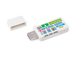 Placa de desarrollo RP2350-GEEK Waveshare basada en microcontrolador RP2350 con pantalla LCD de 1,14 pulgadas y 65K colores con carcasa de plástico blanca - Product Image 3