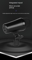 Microphone à condensateur pour batterie, professionnel, pour instruments de percussion jazz, enregistrement de performance, ensemble de microphones, modèle personnel