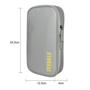 Sac de rangement USB Senda avec fermeture éclair, pour câbles et clés USB, fabriqué au Vietnam, en PU, motif personnages, accessoires électroniques portables de voyage - Product Image 6