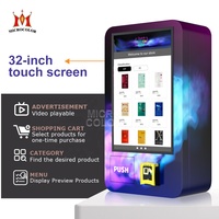 Máquina Expendedora de Pared Pequeña con Pantalla Táctil de 32 Pulgadas, Código QR, Opciones de Pago Múltiple, Verificación de Edad, SDK de Inventario