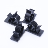 FSCAT Serre-câble de distribution en plastique réglable Clips de câble en nylon auto-adhésifs avec base en silicone Serre-câble FSCAT