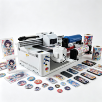Imprimante UV 6090 pour films A et B, imprimante d'étiquettes automatique grand format rouleau-à-rouleau, impression couleur, AC 220V